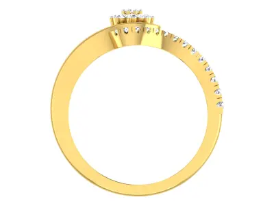 Women Ring  Render 3dm STL OBJ FBX Details 3D print model 430