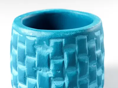 Flower Pot Small Low-poly 3D model