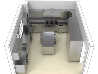 KITCHEN 91 3D model