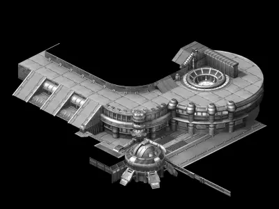 Machinery - Dismantling Plant - Floor 01 3D model