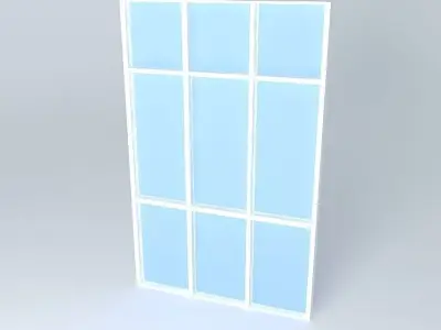 3 layer window Free 3D model