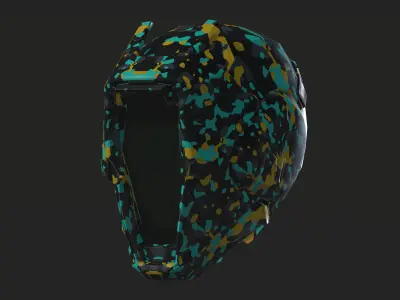 Project 1 - Exotic Camo  Low-poly 3D model