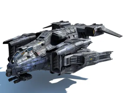  Sci Fi Dropship 
