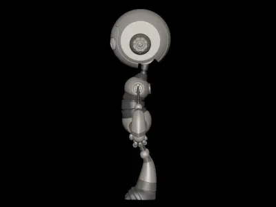 Little Robot Low-poly 3D model