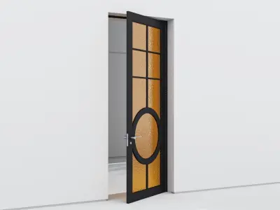 Aluminium door 350 3D model