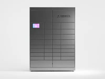 Self-Service Delivery Locker 3D model