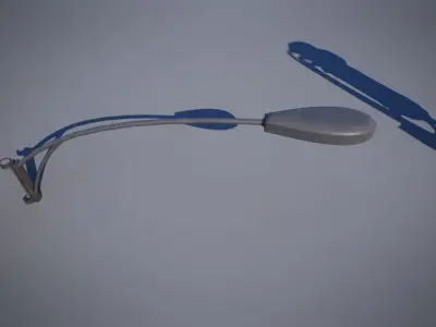 Electric Pole Low-poly 3D model 2