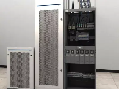 Telecom Power Center Room 02 3D model