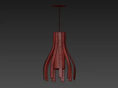 RIPADO CURVED PENDANT By Lightology Collection 3D model