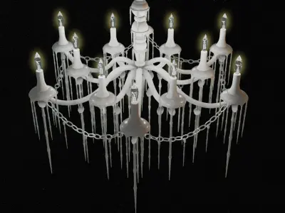 Hot Kroon Chandelier - Studio Q 3D model