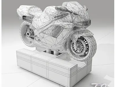 KIDDY RIDE MOTORCYCLE 3D model