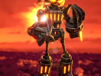 Furnace Sonic 3D model