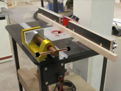 Bench vice Free 3D model