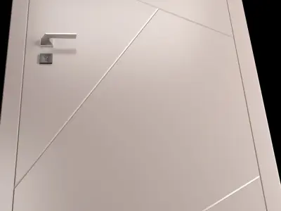 Door Interior Modern 3D model