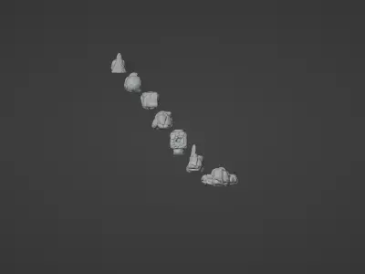 Stylized Rocks Tabletop RPG