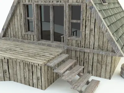  lake scene 3ds max lumion 10 scenes Low-poly 3D model