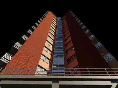 Bidebieta Tower 44 3D model