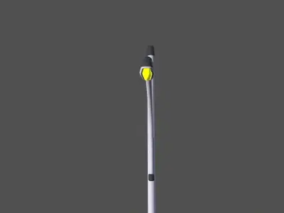 Street Light Low-poly 3D model 25