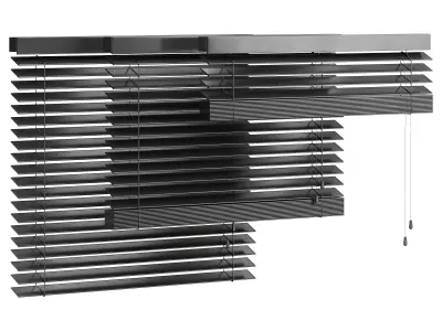 Metal Blinds black 3D model