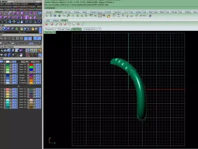 Structured Pulse gold ring 3D print model