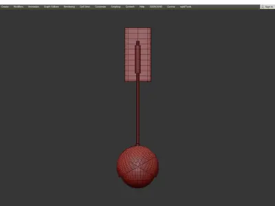 FLORIS WALL Low-poly 3D model