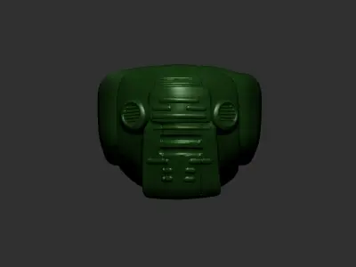 helmet high poly sculpt 3d printable  3D model