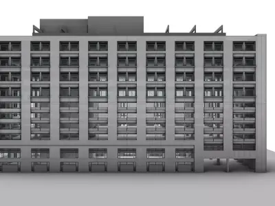 200 Occidental Weyerhaeuser Headquarters 3D Model 3D model
