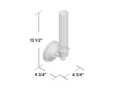 Carson Light Armed Sconce 3D model