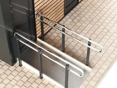 Public toilet 3D model