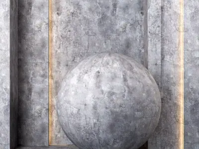 4K Concrete Wall and Floor Textures  - Seamless  - Modern  Grey Texture