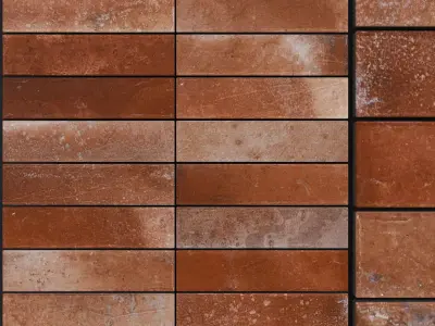 Yurtbay Seramik Brick Stone Cotto Mix Set 5 3D model