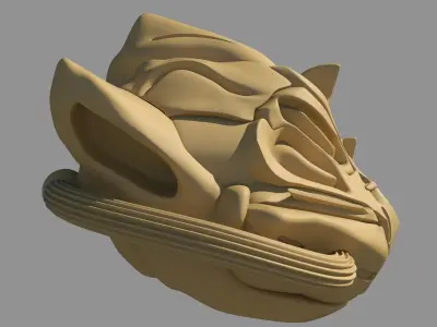 Sci-Fi Helmet 3D model