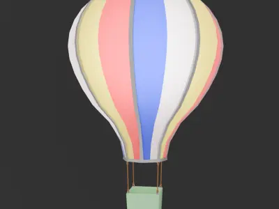 Indirect lighting for balloons 3D model