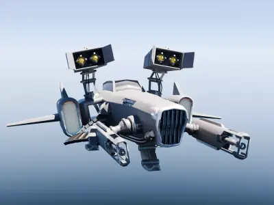 BibopJr Spaceship 3D model