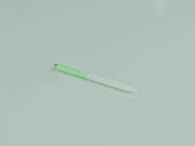 Pen and Diary 2022 3D model Low-poly 3D model