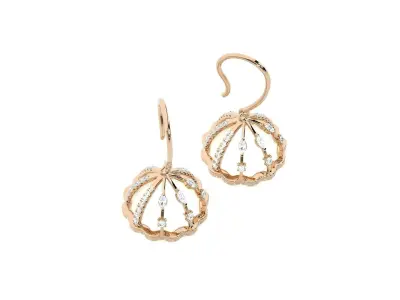 Light wt Pendant Earrings Set 3dm stl obj mtl gltf glb renders  3D print model