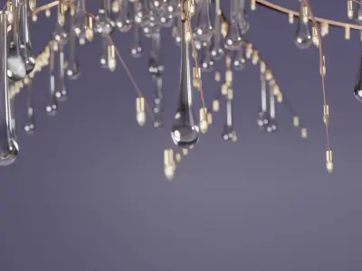Chandelier in fantasy style 3D model