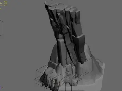 Brutal tribes - Cliffs 02 3D model