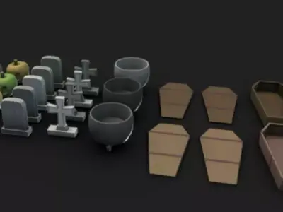 Festivity Halloween Low-poly 3D model