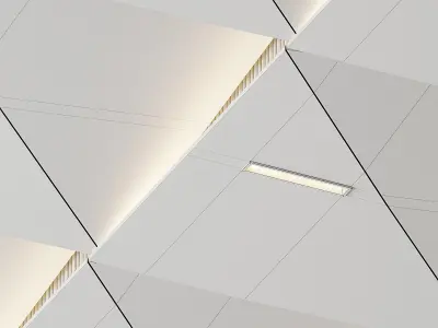 Elegant ceiling Design 3D model
