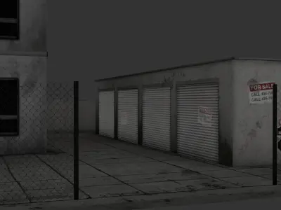 Residence Type1 Lowpoly Low-poly 3D model