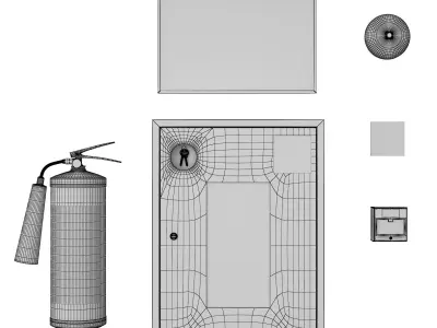 Fire Fighting System  3D model