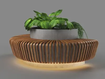 bench355 v2 3D model
