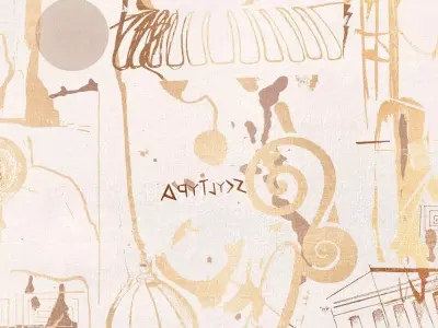 Ancient Motif Sketch  Texture