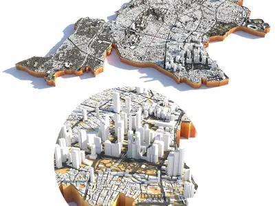 Shinjuku Japan 3D model