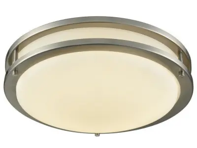Mona Light Simple Circle Flush Mount - 2 Colour 3D model