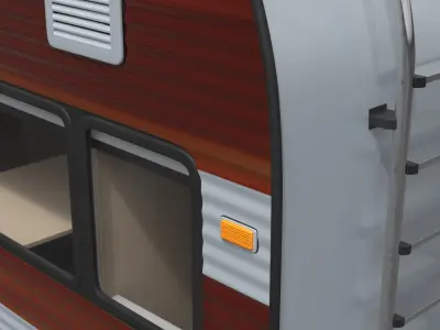  Volkswagen Retro Recreational Vehicle Simplified 