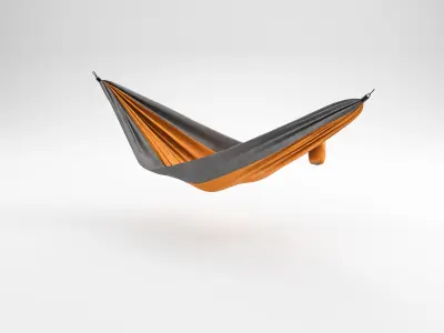 Camping Hammock 02 4K PBR 3D model