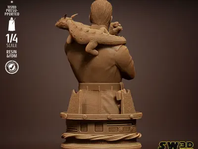 STAR WARS Admiral Thrawn Bust Tested for 3D printing 3D print model