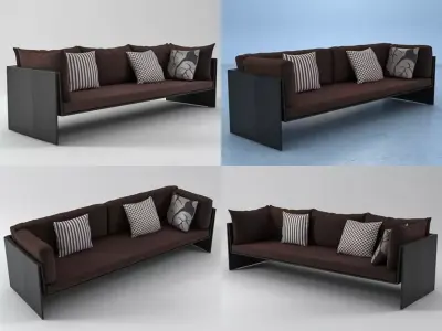 Slim Line 4-seater 3D model